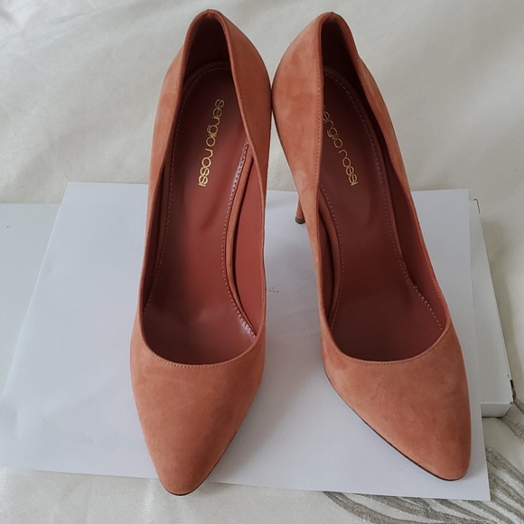 SERGIO ROSSI Suede pumps